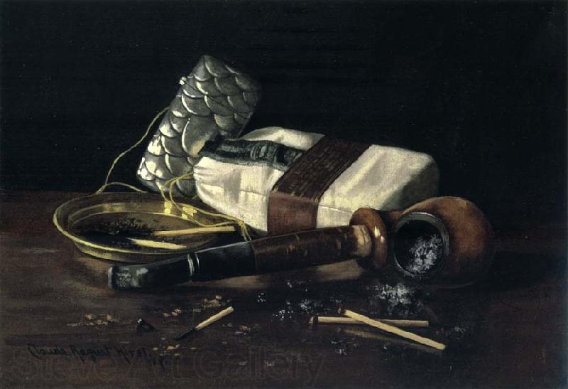 Hirst, Claude Raguet Still Life with Pipe and Tobacco